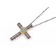 Artisan Crafted  Sterling Silver Cross Necklace
