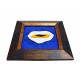 Fused Glass Wall Frame - 23.00 cm / 9.06 in for evil eye protection