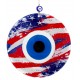 US Flag Evil Eye Wall Decoration for evil eye protection