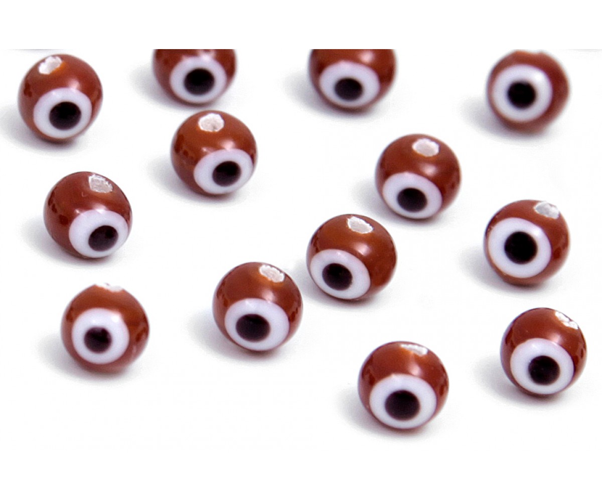 Mini Evil Eye Beads - 50 pcs for evil eye protection