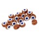 Brown Evil Eye Beads - 15 pcs for evil eye protection