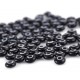 Evil Eye Beads Black Double Sided Without Hole - 50 pcs for evil eye protection