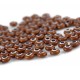 Evil Eye Beads Brown Double Sided Without Hole - 50 pcs for evil eye protection