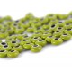 Evil Eye Beads Green Double Sided Without Hole - 50 pcs for evil eye protection