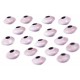 Evil Eye Beads Pink Double Sided Without Hole - 50 pcs for evil eye protection