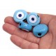 Greek Mati Evil Eye Beads - 15 pcs for evil eye protection