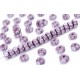 Lilac Evil Eye Beads  - 50 pcs for evil eye protection