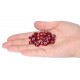 Red Evil Eye Beads Double Sided Without Hole - 50 pcs for evil eye protection
