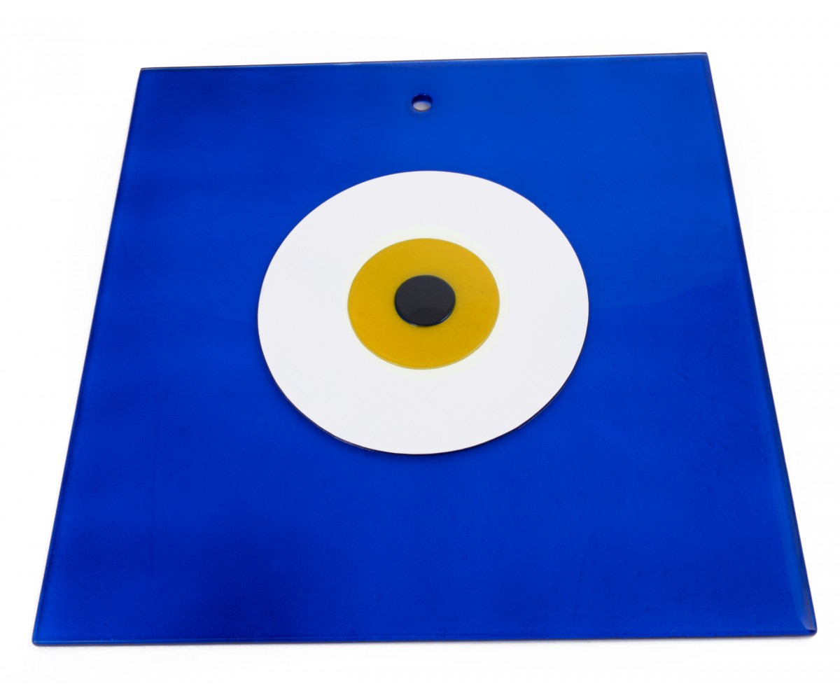 Square Evil Eye Bead Large Size 30.00 cm / 11.81 in for evil eye protection