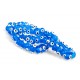 Transparent Blue Evil Eye Beads - 50 pcs for evil eye protection