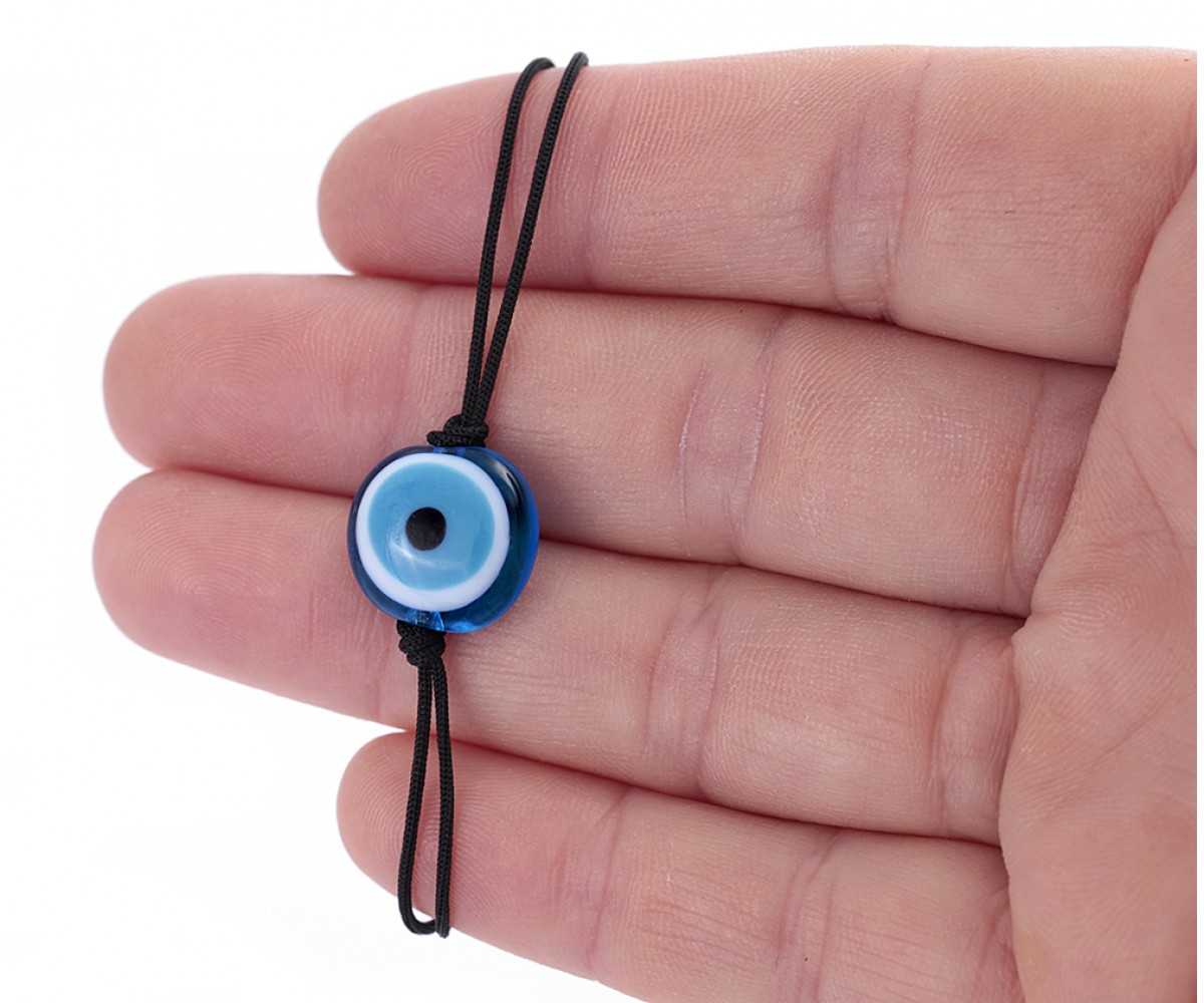 Evil Eye Black Cord Bracelet for evil eye protection
