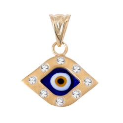 Evil eye pendant necklace gold designs 