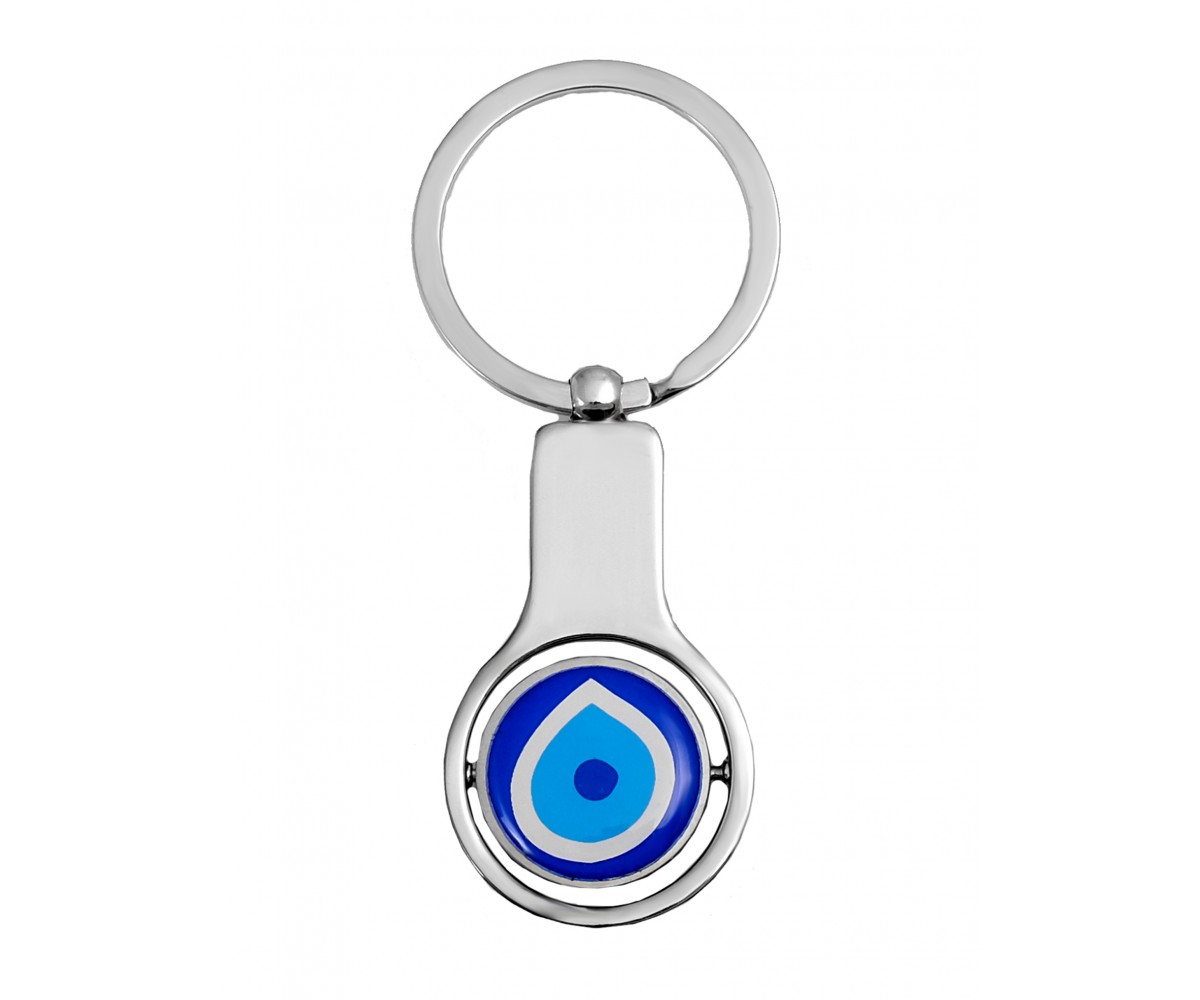 Lucky Eye Spinning Key chain for evil eye protection