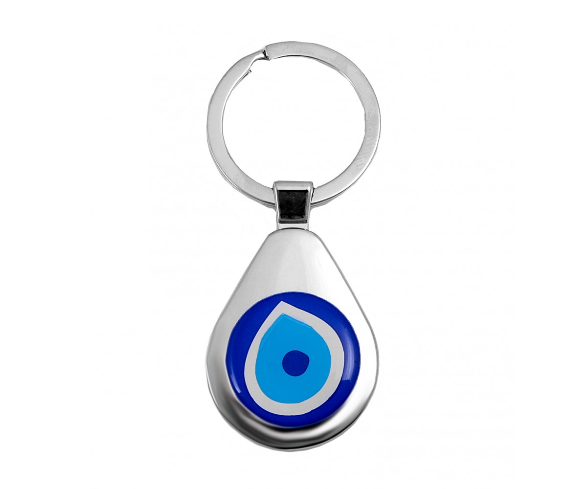 Turkish Eye Keychain with Blue Evil Eye for evil eye protection