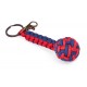 Paracord Keychain Double Woven Globe Knot for evil eye protection