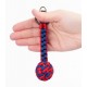 Paracord Keychain Double Woven Globe Knot for evil eye protection