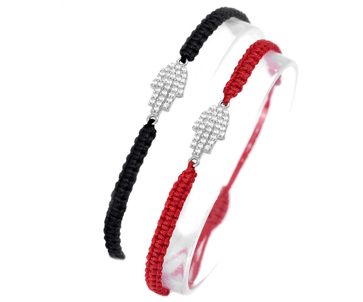 Adjustable Red String Hand Bracelet for evil eye protection