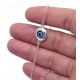 Classic Evil Eye Silver Bracelet for evil eye protection