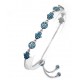 Hamsa Bracelet with Nano Turquoise Stones for evil eye protection