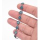 Hamsa Bracelet with Nano Turquoise Stones for evil eye protection