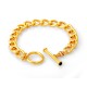 Unisex Bronze Chain Bracelet for evil eye protection