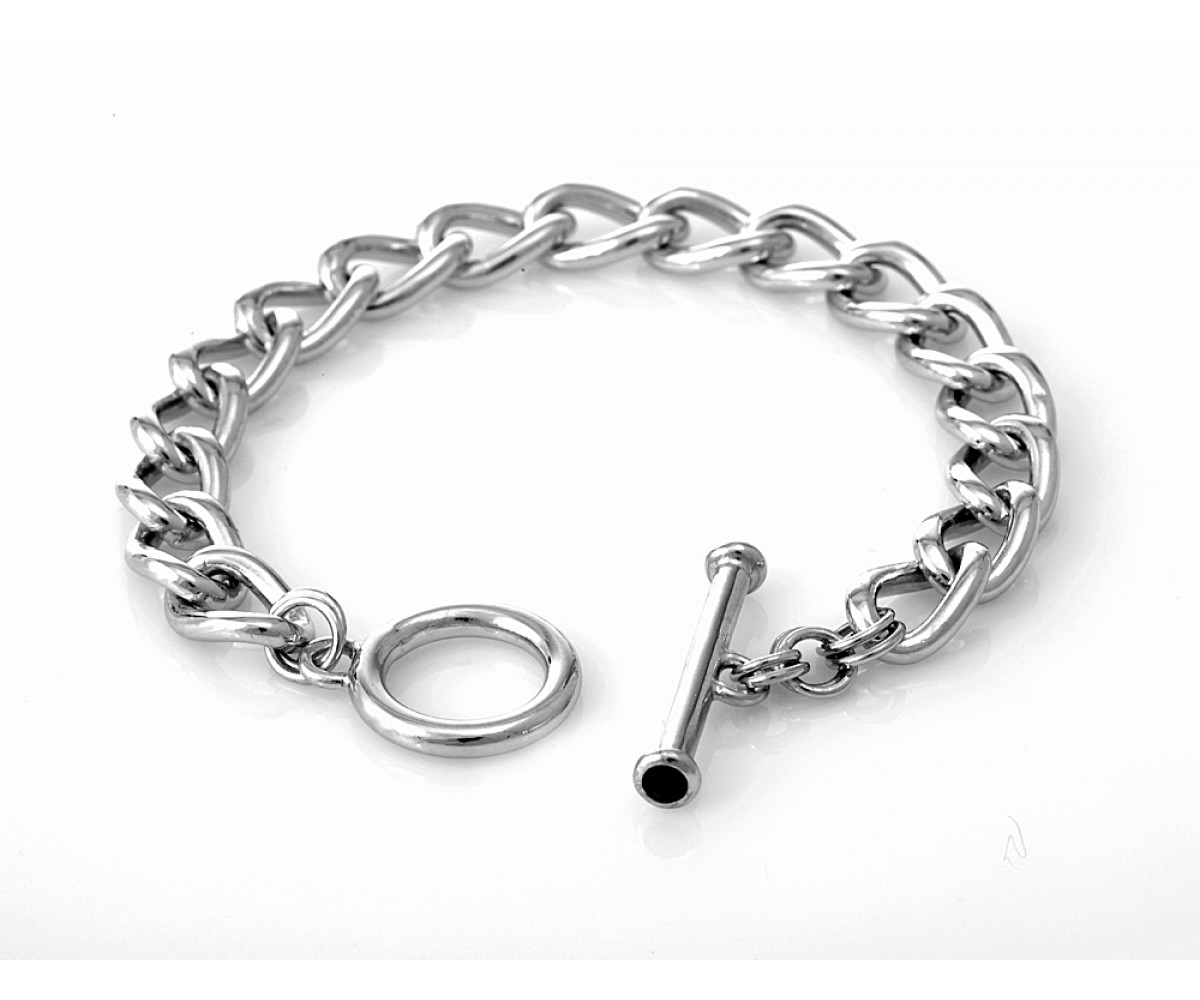 Unisex Bronze Chain Bracelet for evil eye protection