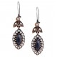 Antique Earrings with Marcasite for evil eye protection