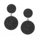 Black Cubic Zirconia Earrings