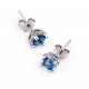 Evil Eye Earrings with Crystal Stones for evil eye protection