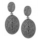 Glistening Cubic Zirconia Earrings for evil eye protection