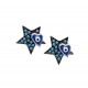 Star Stud Nano Turquoise Evil Eye Earrings for evil eye protection