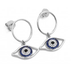 Alloy Dangle Earrings 35x128mm Antique Silver Fatima Hand EVIL EYE Fishhook  Ear Wire For Men And Women Jewelry Fashion 2183503 From 15,7 €