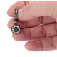 Turkish Antique Emerald Earrings for evil eye protection