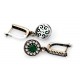 Turkish Antique Emerald Earrings
