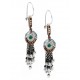 Turkish Emerald Tassle Earrings