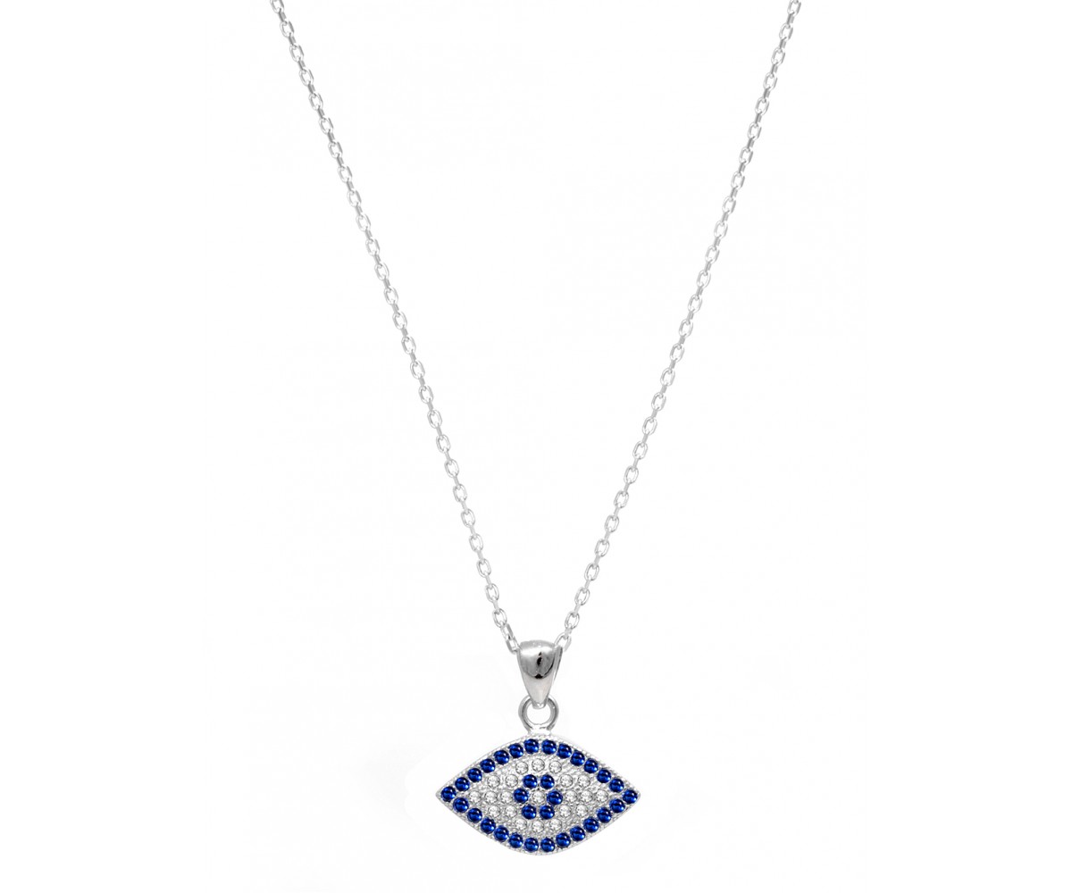 Evil Eye Crystal Necklace for evil eye protection