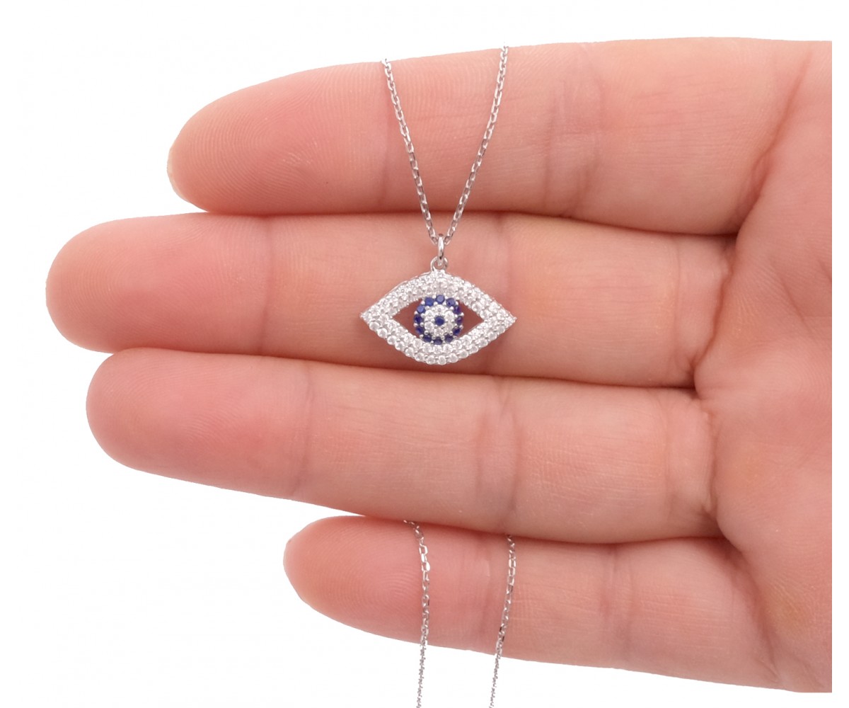 Evil Eye Necklace embraced by celebrities for evil eye protection