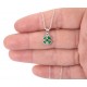 Four Leaf Clover Necklace for evil eye protection