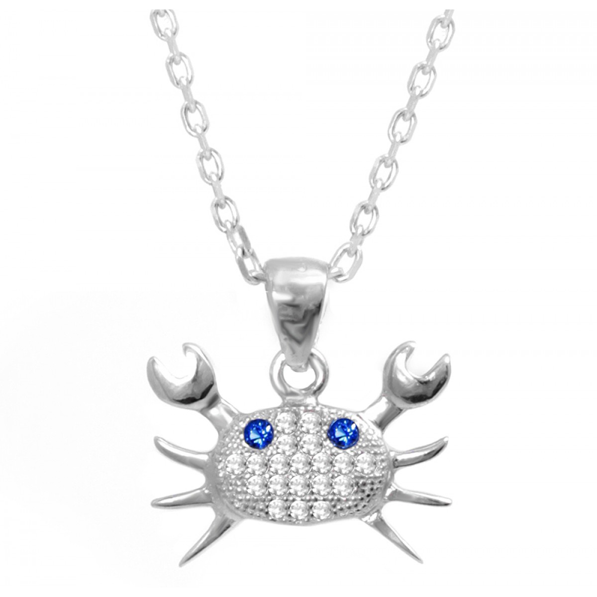 Buy Good Luck Protection Sea Life Charm - Crab Pendant Necklace ...