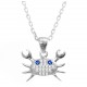 Good Luck Protection Sea Life Charm - Crab Pendant Necklace