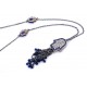 Hand of Fatima Evil Eye Protection Tassel Necklace for evil eye protection