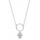 Hand of Fatima Necklace for evil eye protection