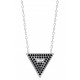 Inspired Pyramid Necklace with All seeing Eye for evil eye protection