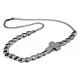 Large Curb Chain Hip Hop Cross Necklace