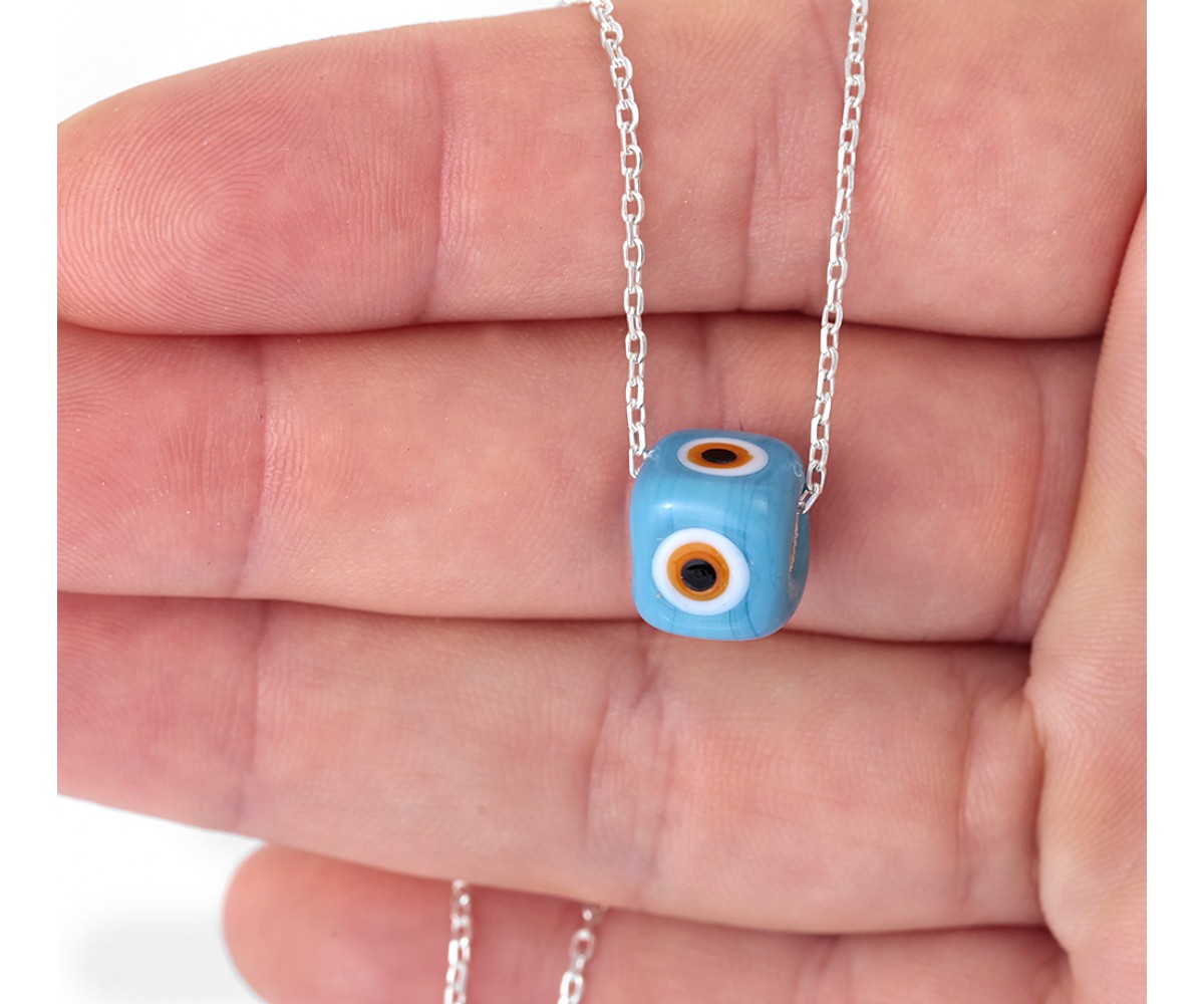 Lucky Blue Eye Necklace for Good Luck for evil eye protection