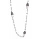 Luxury Pearl Necklace with Cz Stones