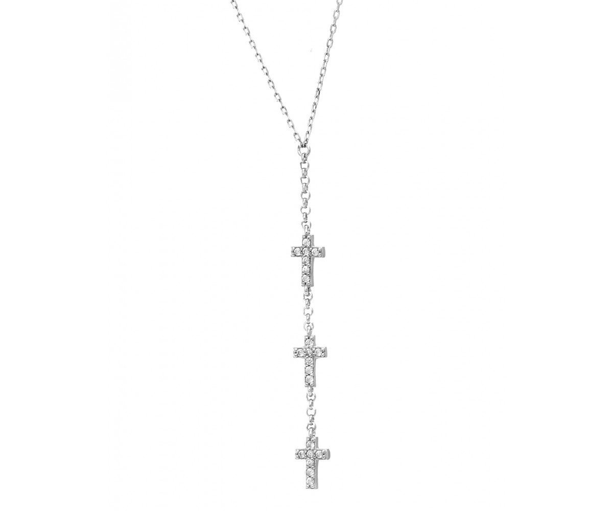 Mini Cross Charms Evil Eye Necklace for evil eye protection