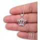 Silver Princess Necklace for evil eye protection