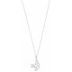 Silver Swallow Bird Necklace