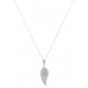 Sterling Silver Angel Wing Necklace for evil eye protection